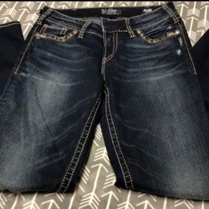 Silver slim suki boot cut